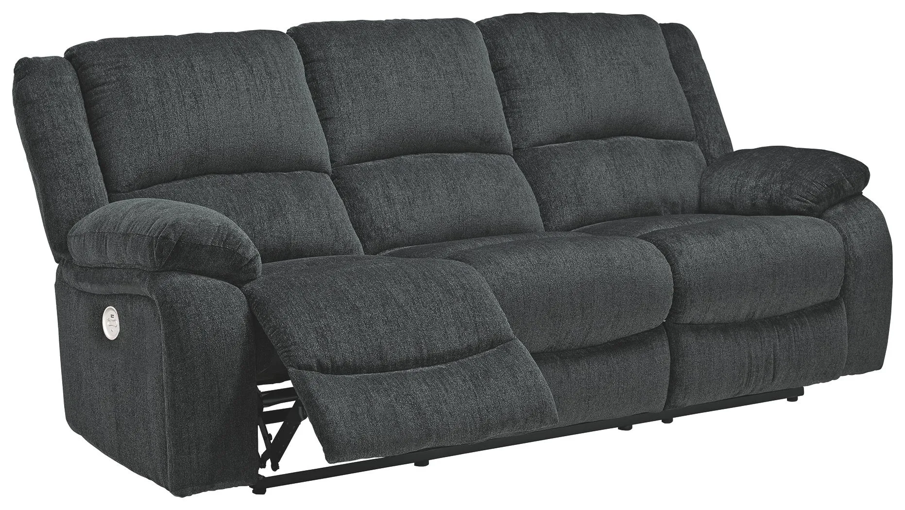 DRAYCOLL POWER RECLINING SOFA SLATE SIGNATURE DESIGN