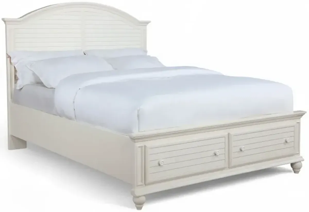 Madison Avenue Seaside White Queen Headboard