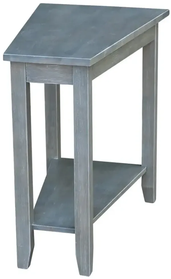 John Thomas Destinations Keystone Accent Table in Heather Gray