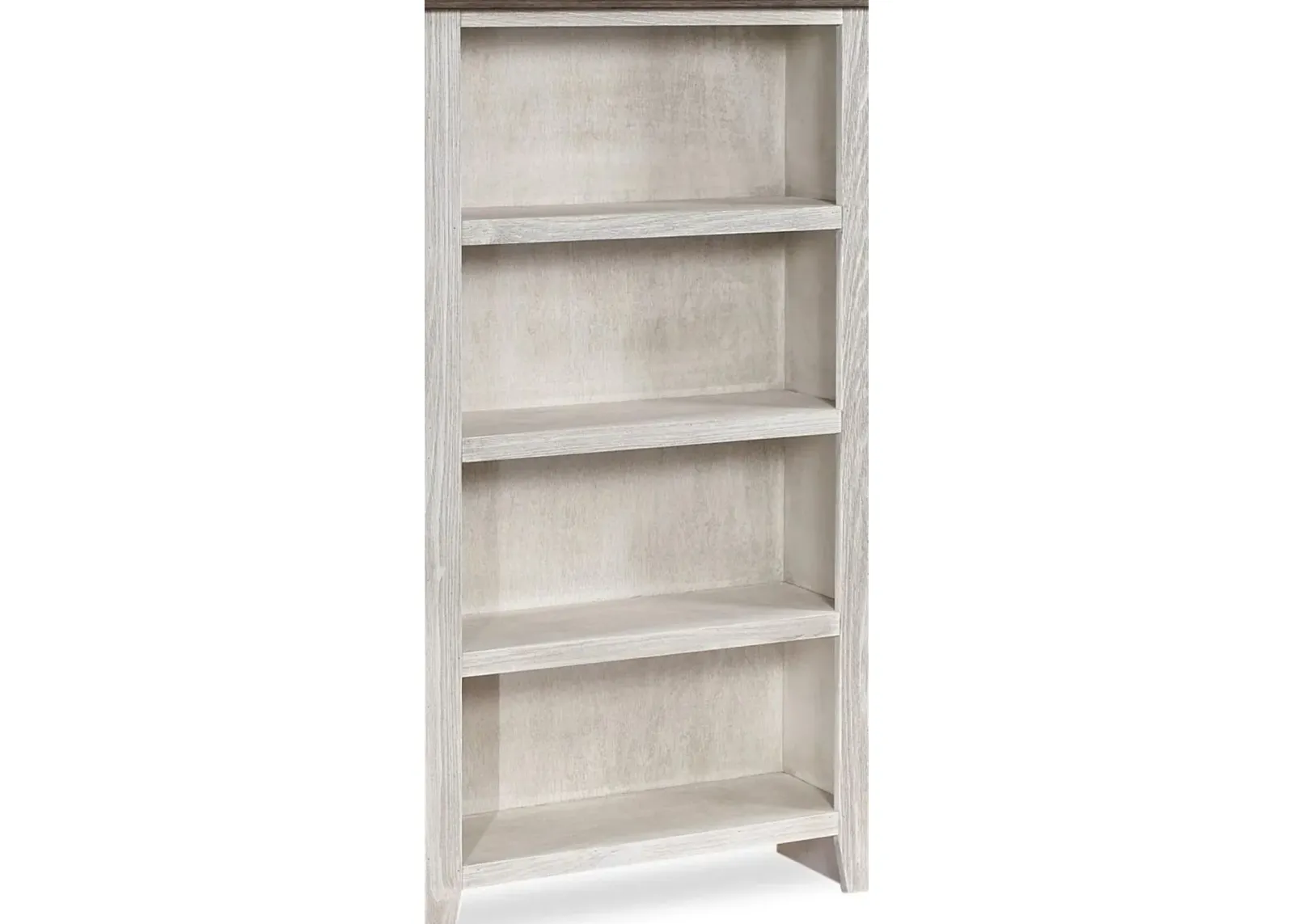 Aspenhome Eastport Drifted White 74 Inch Bookcase