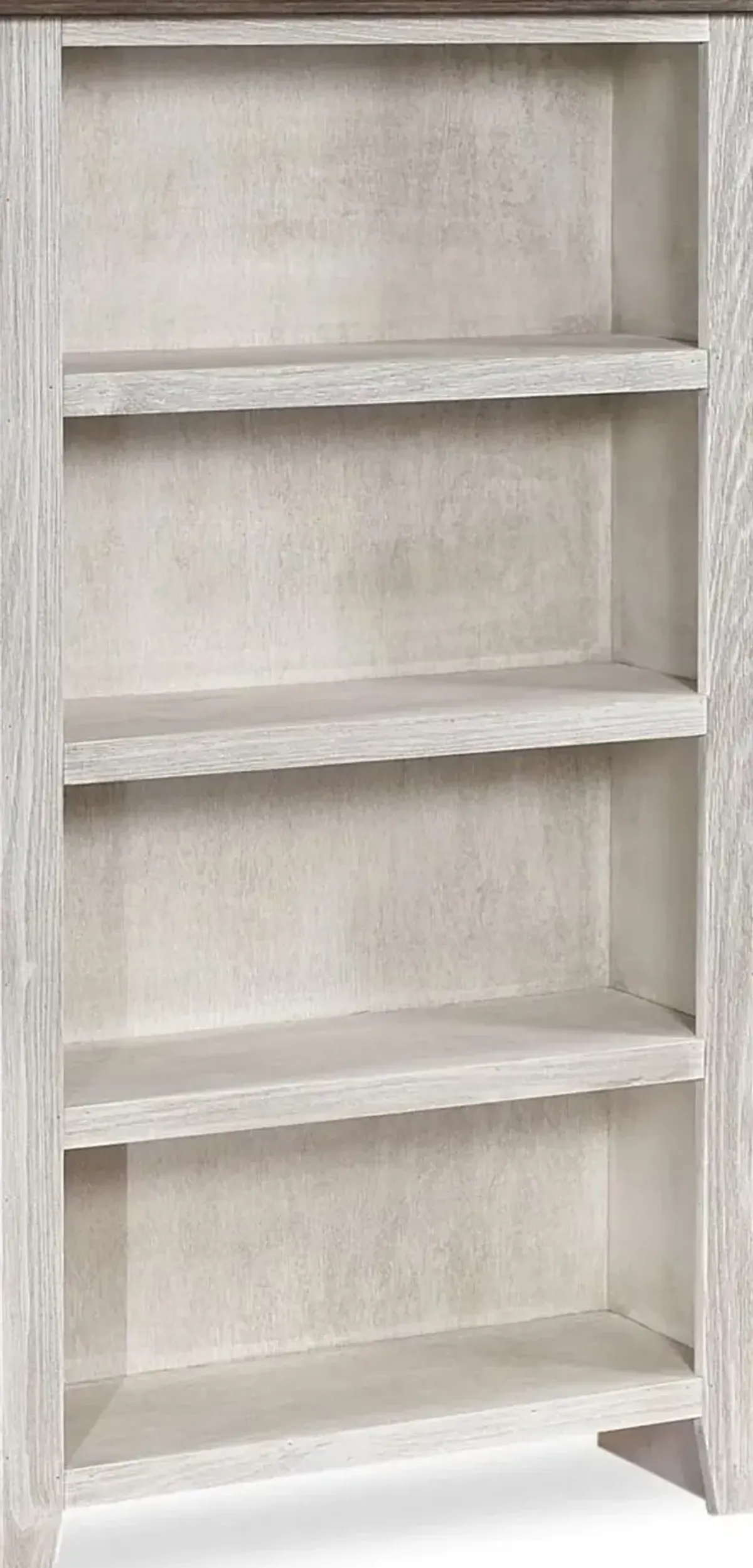 Aspenhome Eastport Drifted White 74 Inch Bookcase