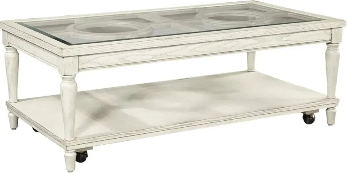 Aspenhome Radius Alabaster Coffee Table