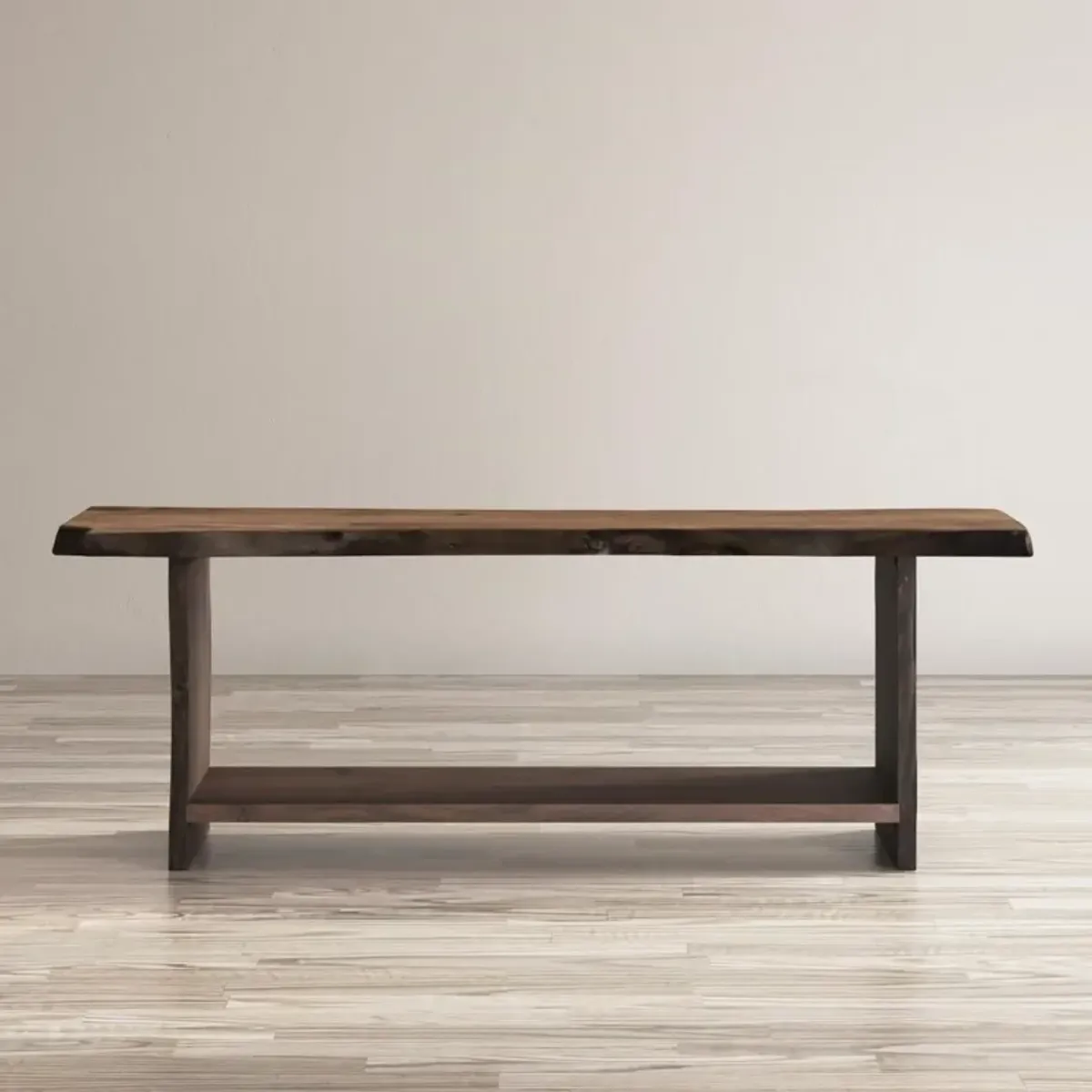 Jofran Cooper Storage Bench Light Chestnut