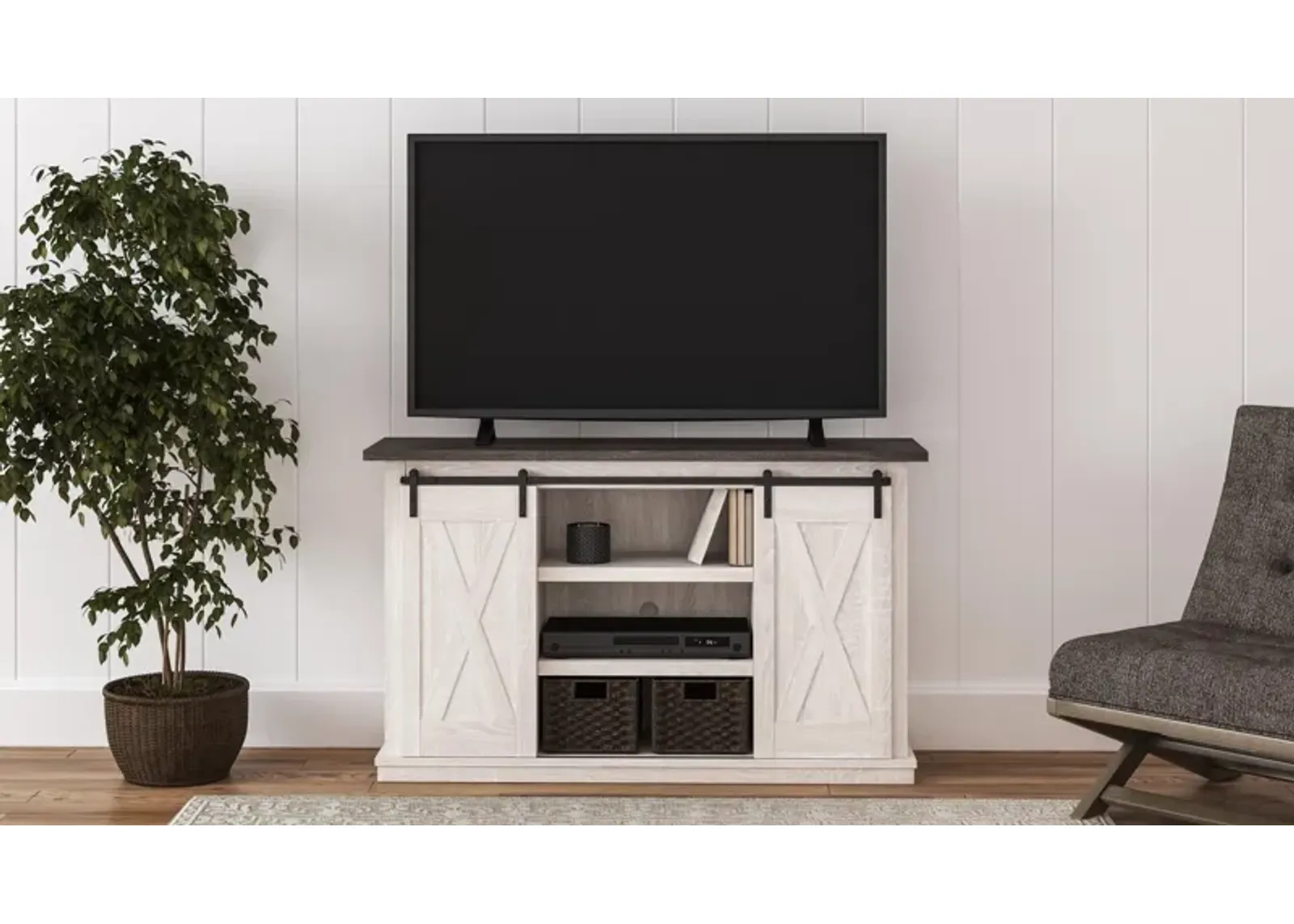 Ashley 54 Inch Dorrinson TV Stand Two-Tone