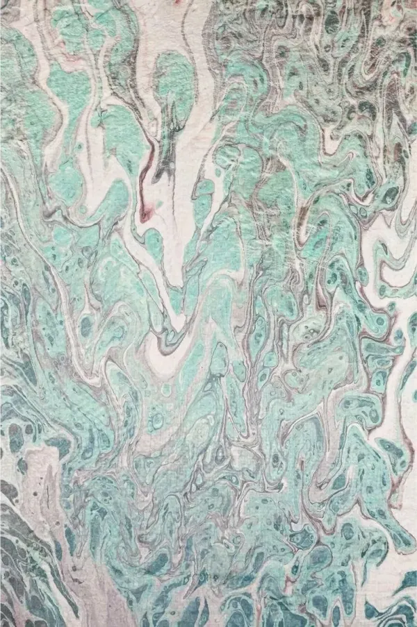 Dalyn Aqua Whispers Serpentine Marble 5'X8' Area Rug