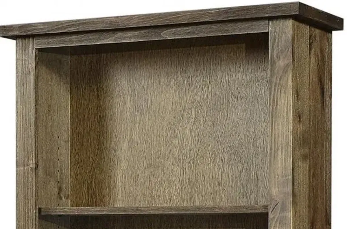 Aspenhome Alder Grove Brindle 74 Inch Bookcase with 1 Fixed & 3 Adjustable Shelves