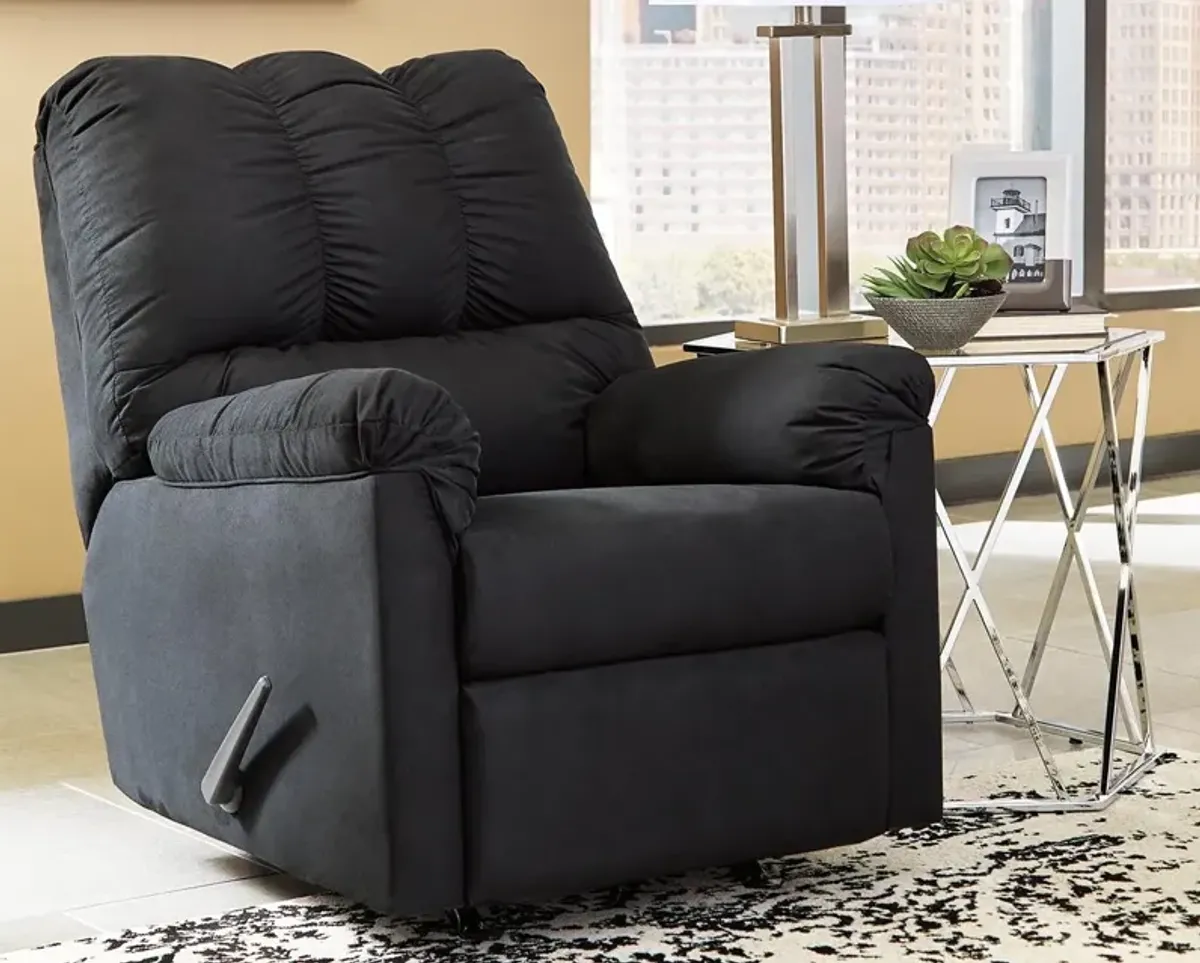 Ashley Darcy Black Rocker Recliner