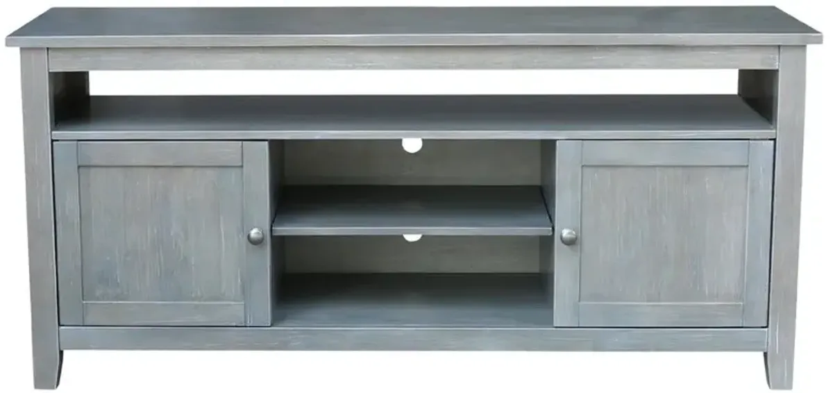 John Thomas Destinations Sturbridge TV Center in Heather Gray