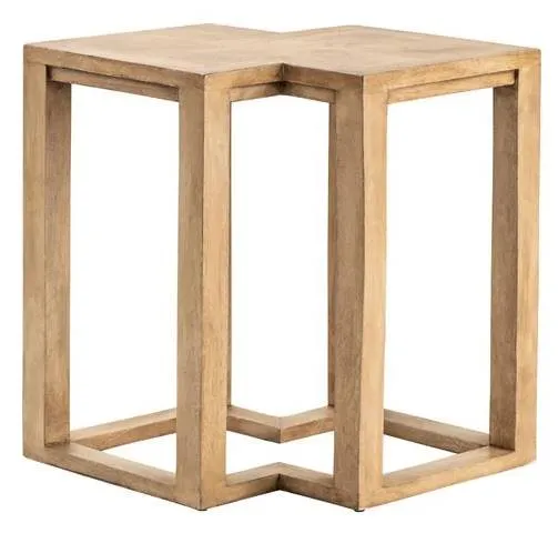 WINFIELD BROWN DIAMOND END TABLE