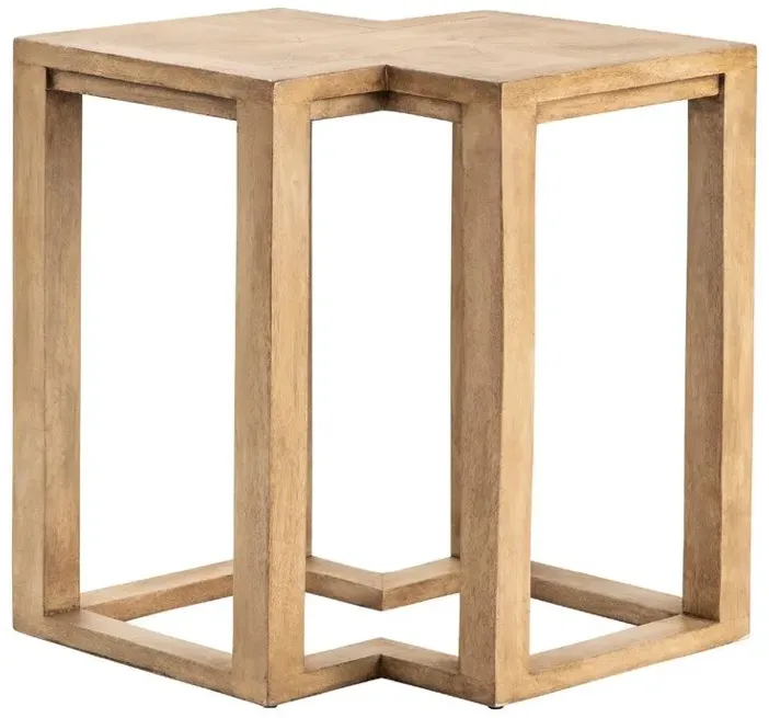 WINFIELD BROWN DIAMOND END TABLE