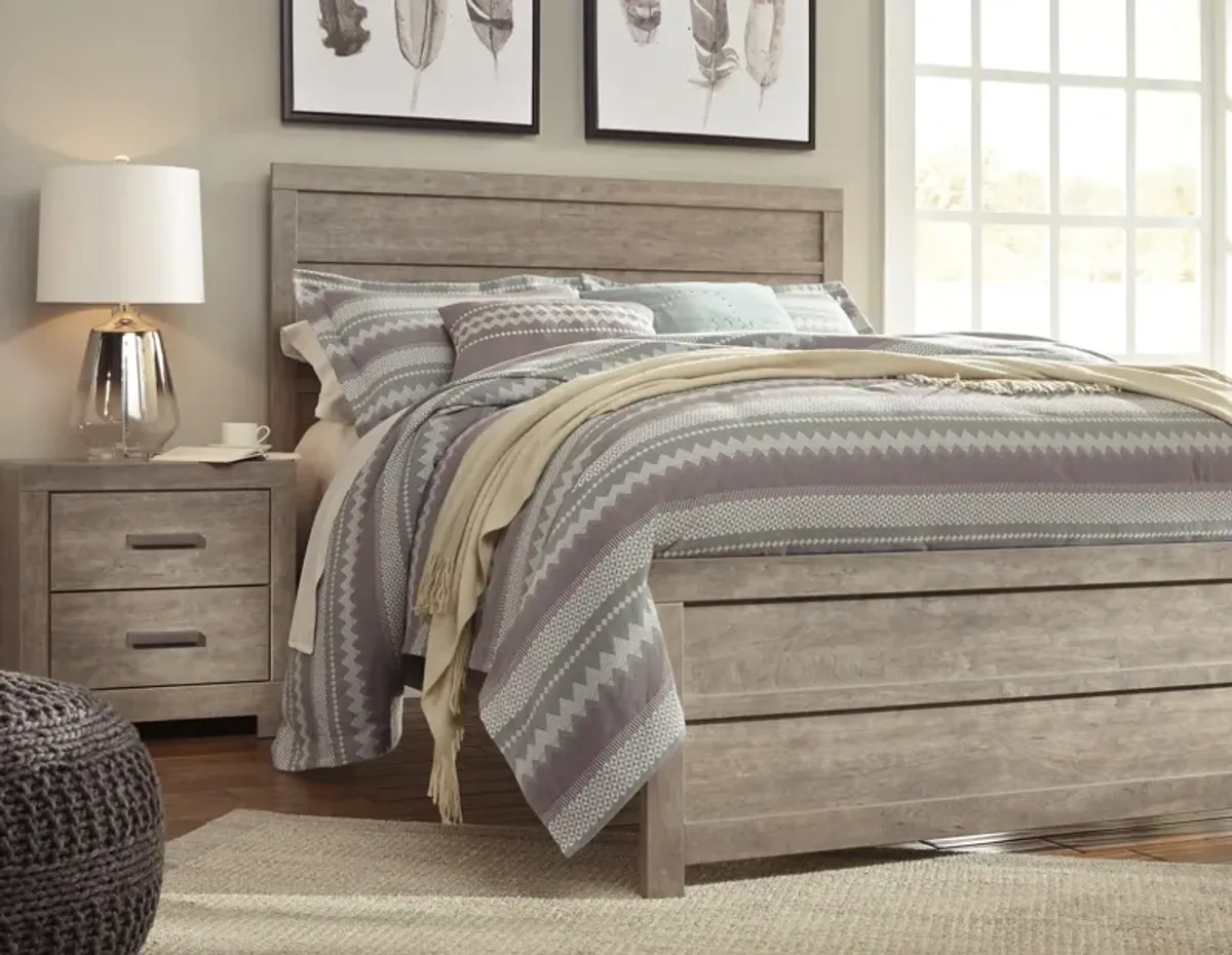 Ashley Culverbach Gray King Panel Bed