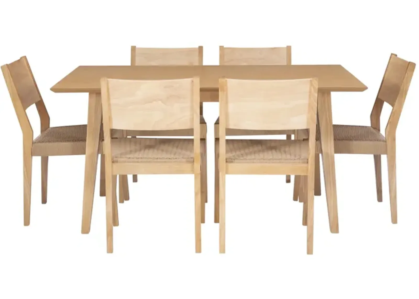 Powell Cadence 7-Piece Dining Set Natural