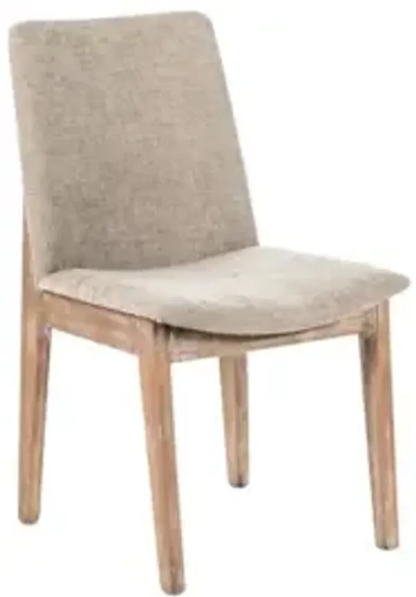 REESE NATURAL GREY/TAUPE CHENILLE DINING CHAIR