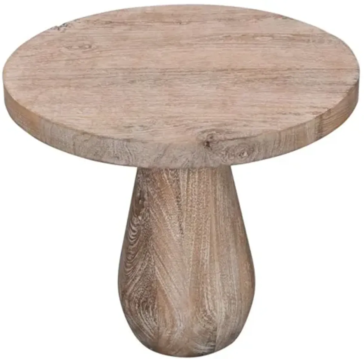 Jofran Origins Pull Up Pedestal Table Washed Sand