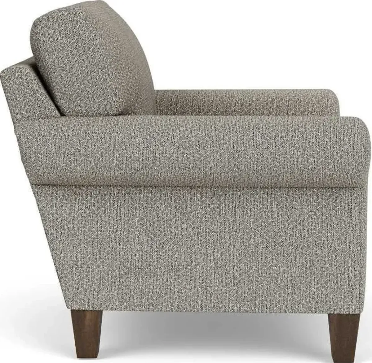 Flexsteel South Haven Gray Quarry Rolled Arm Chair