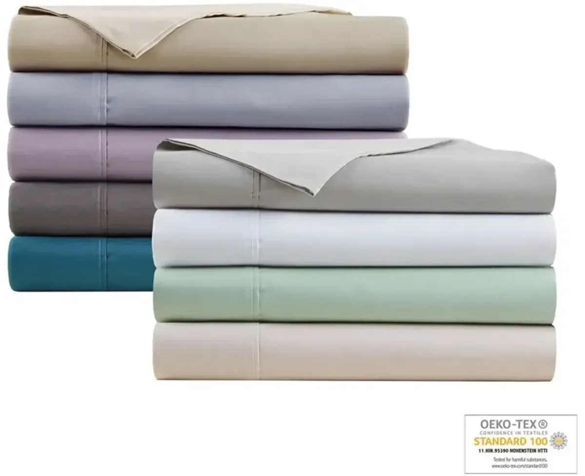 Olliix Beautyrest Queen Ivory 600 Thread Count Cooling Cotton Blend Sheet Set