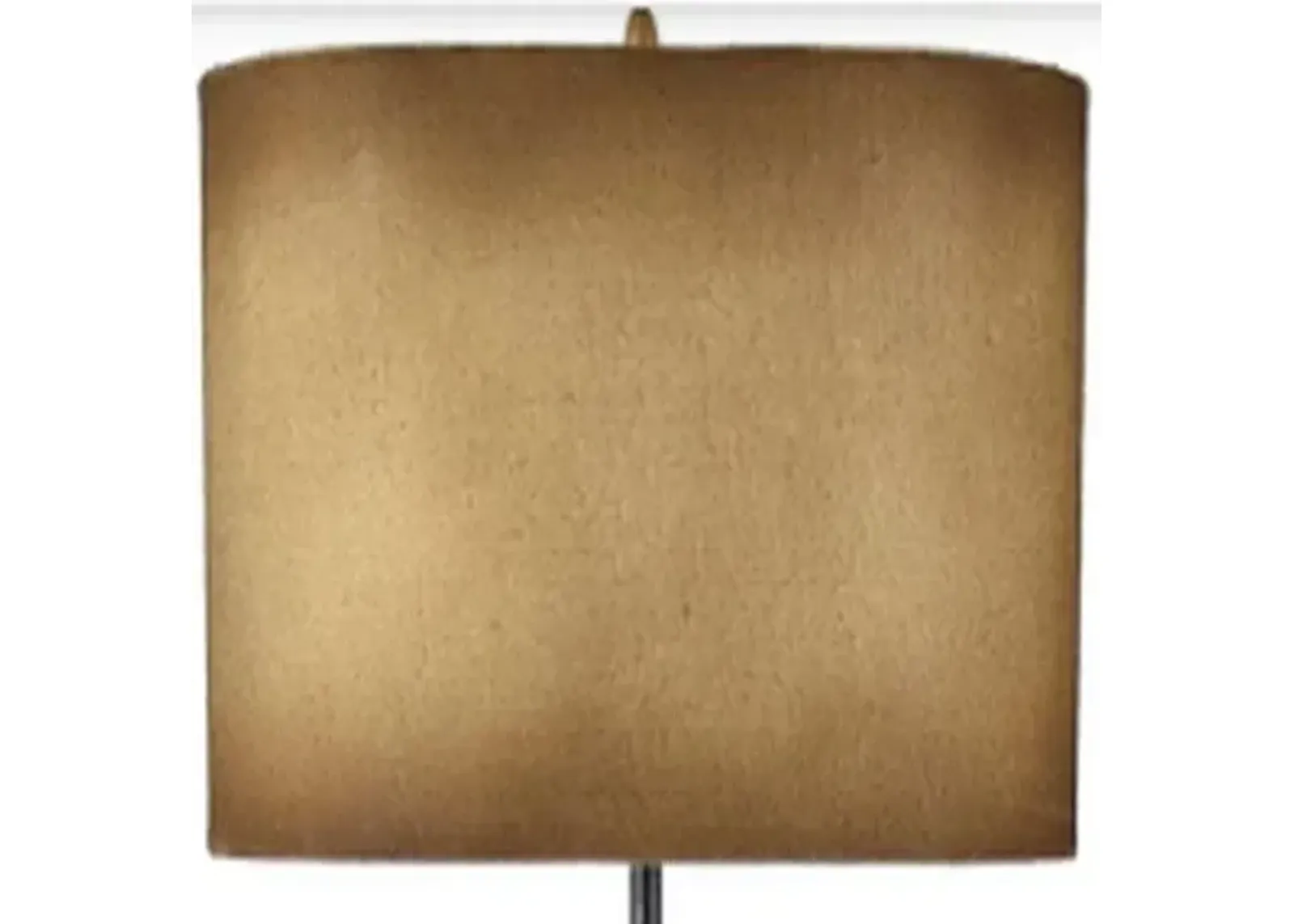 Crestview Double Barrel Brown Floor Lamp