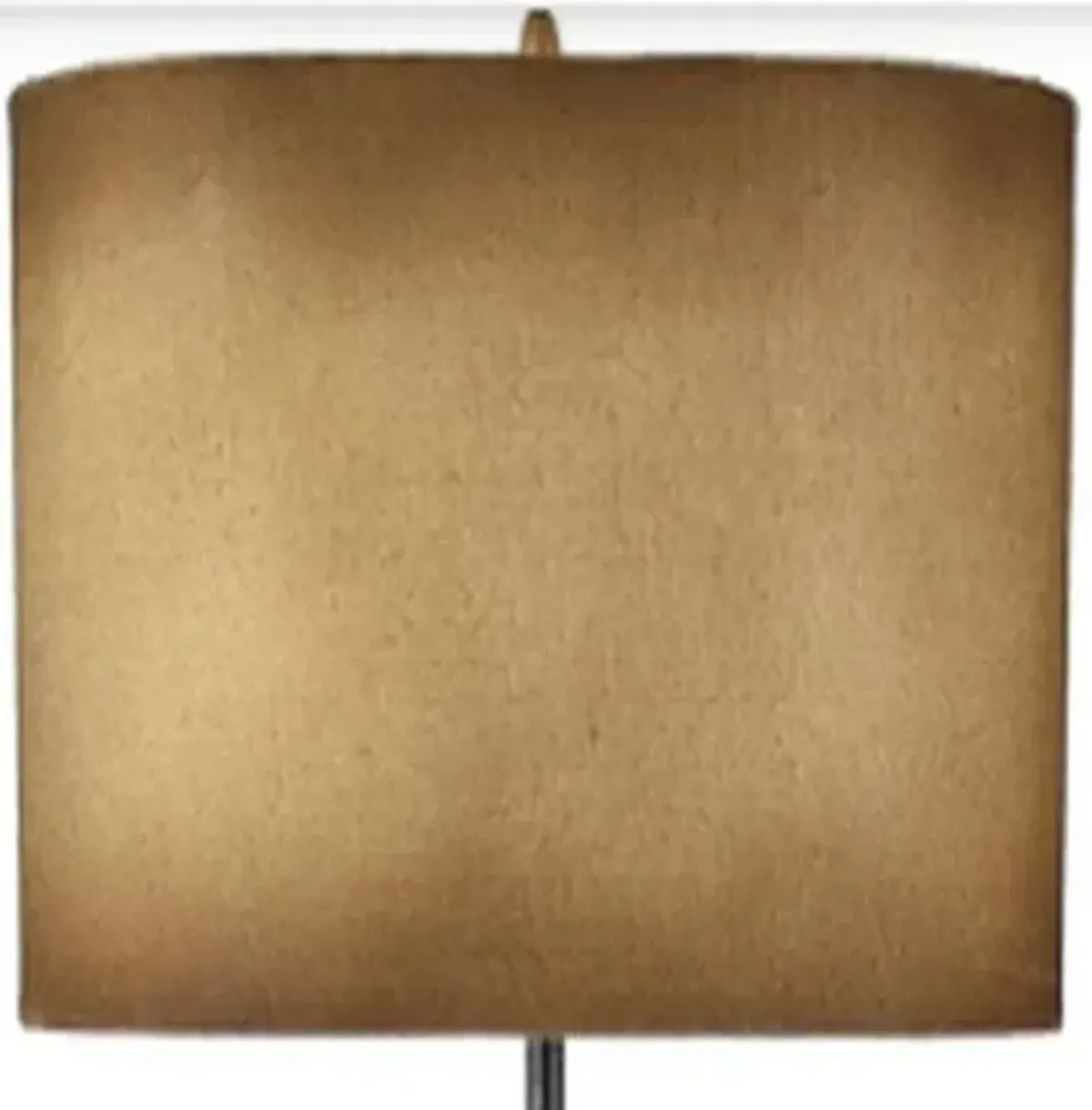 Crestview Double Barrel Brown Floor Lamp