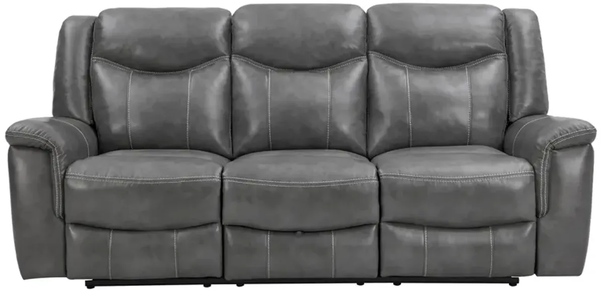 Coaster Conrad Upholstered Padded Arm Motion Sofa Grey