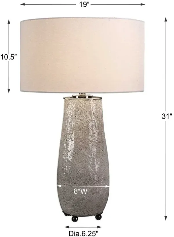 Uttermost Balkana Rust Brown Table Lamp