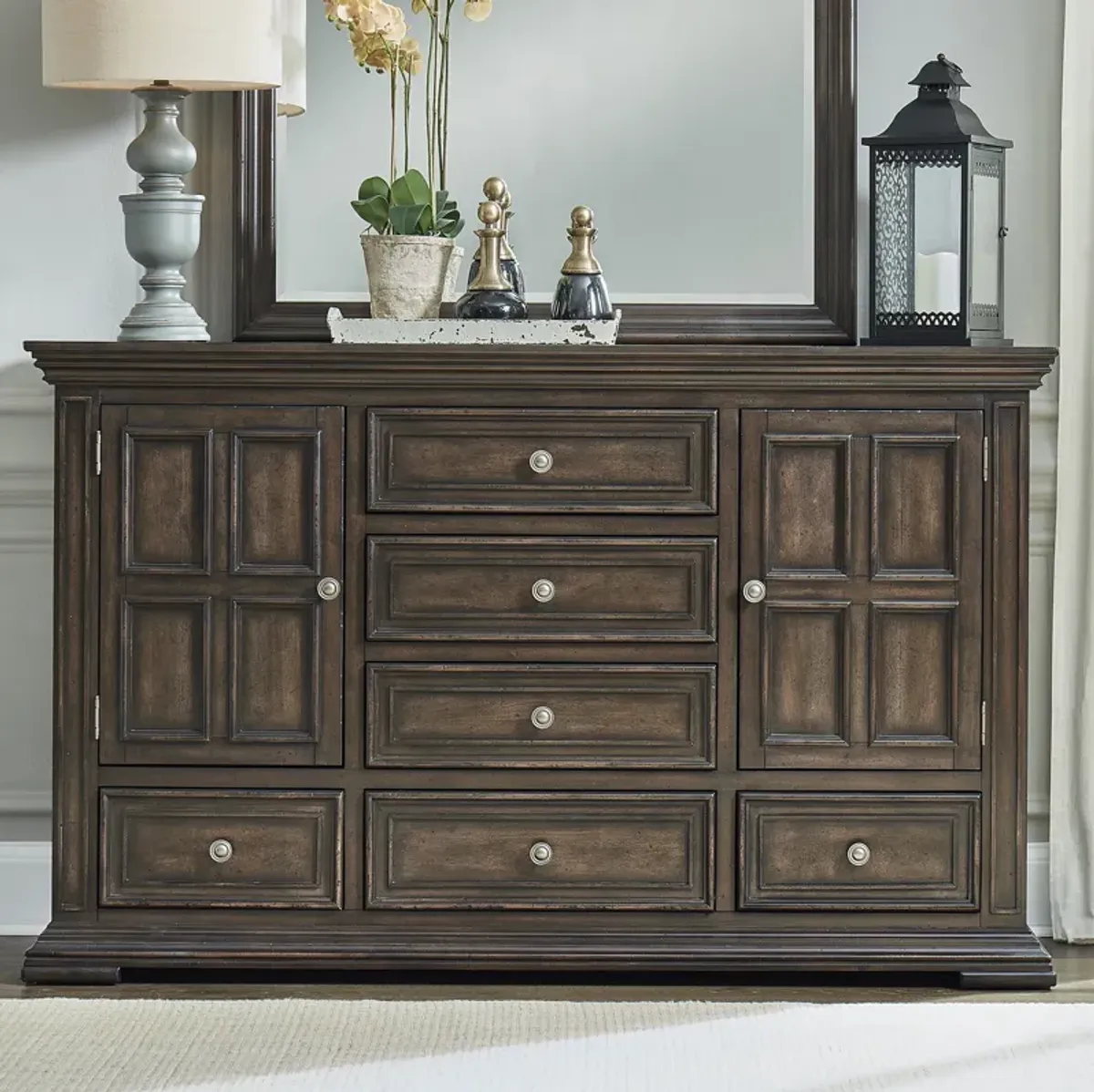 Liberty Furniture Big Valley Brownstone Dresser