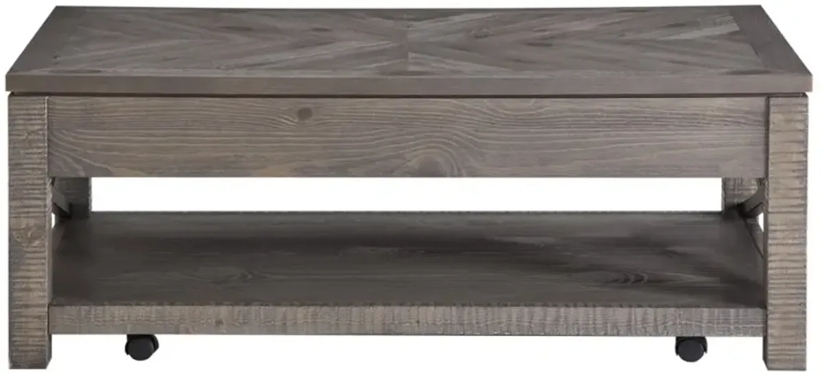 Steve Silver Dexter Square End Table In Driftwood