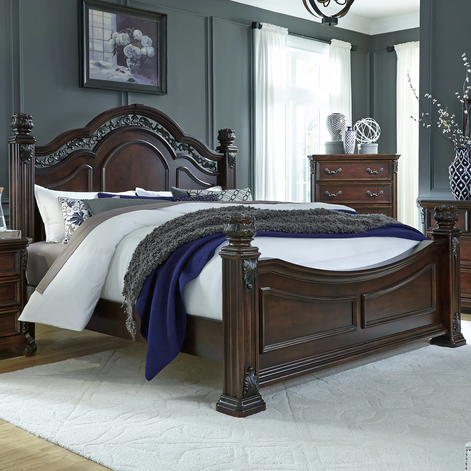 KING CALIFORNIA POSTER BED - MESSINA ESTATES