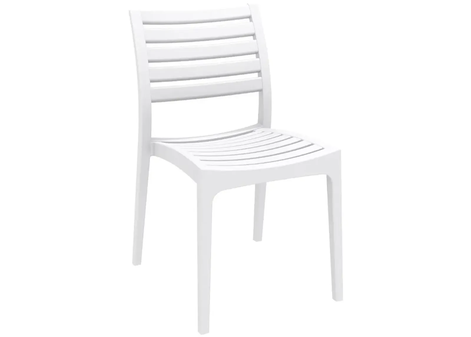 Compamia Ares Resin Square Dining Set with 4 Chairs White