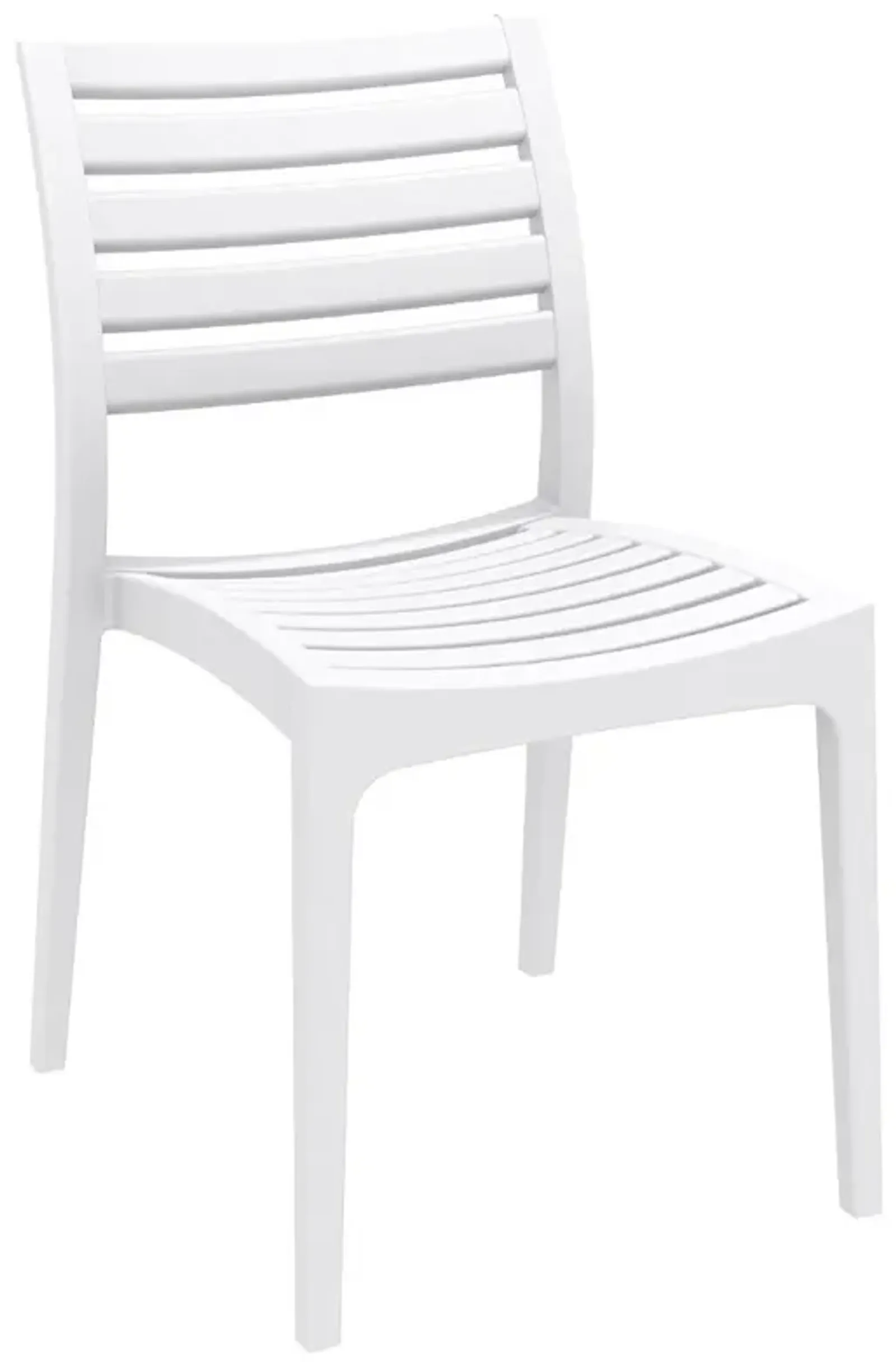 Compamia Ares Resin Square Dining Set with 4 Chairs White