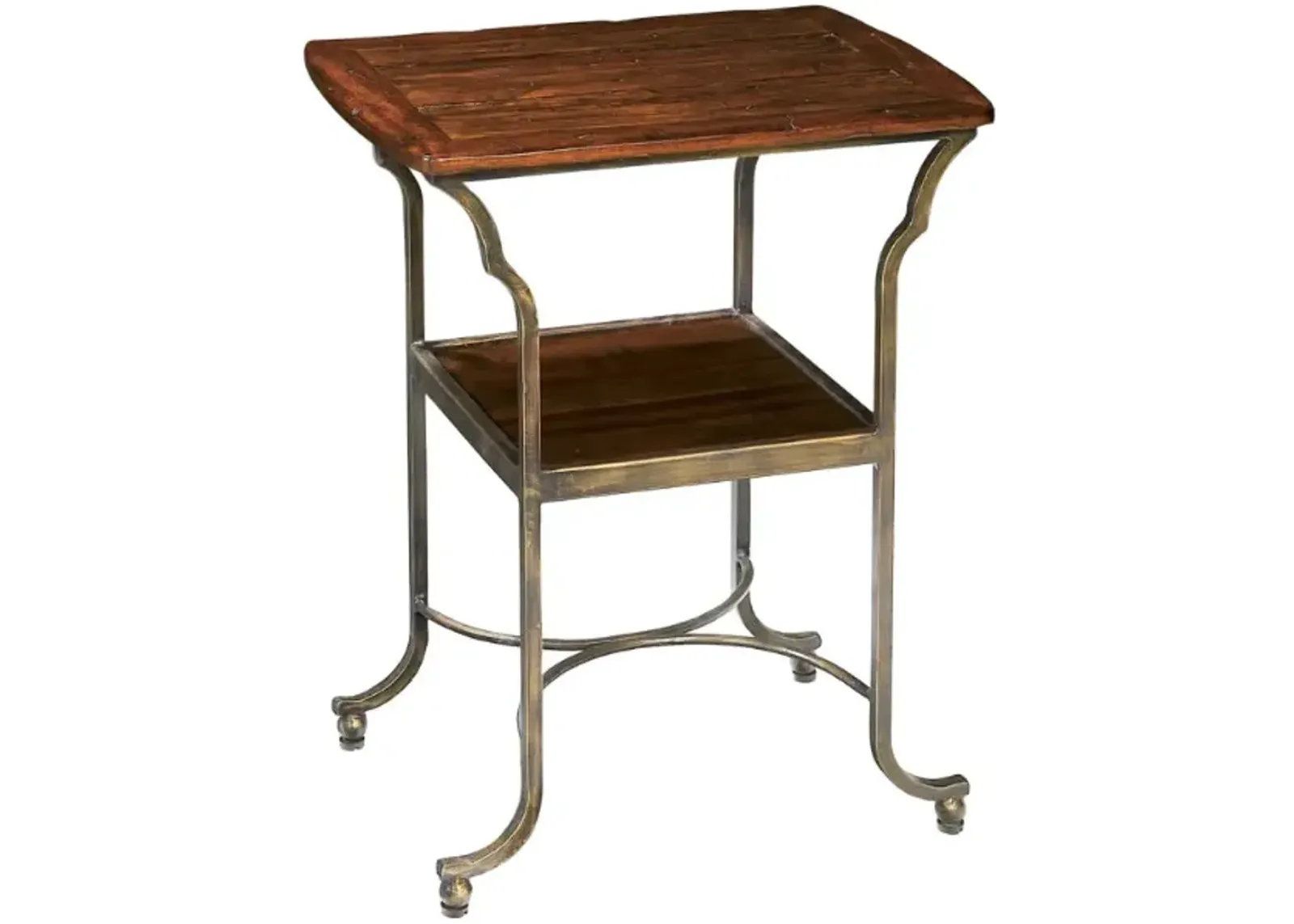 Hekman Metal Base Side Table