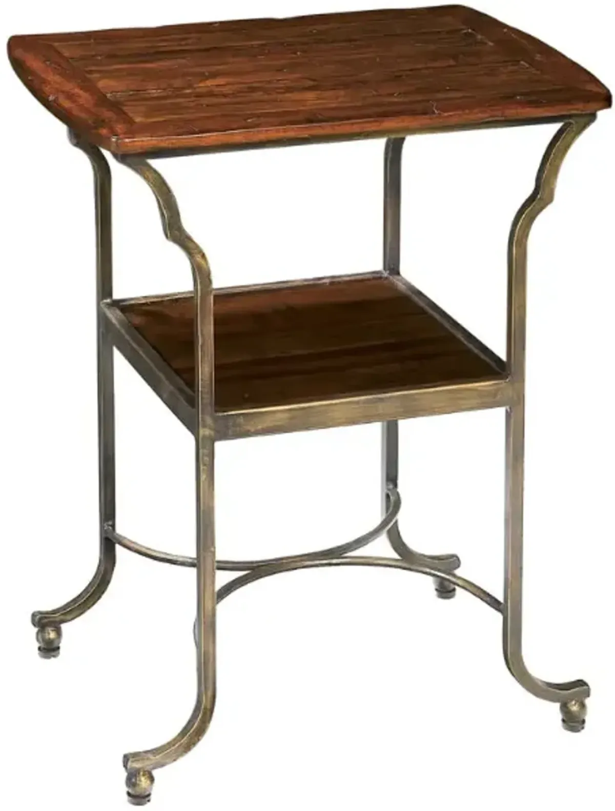 Hekman Metal Base Side Table