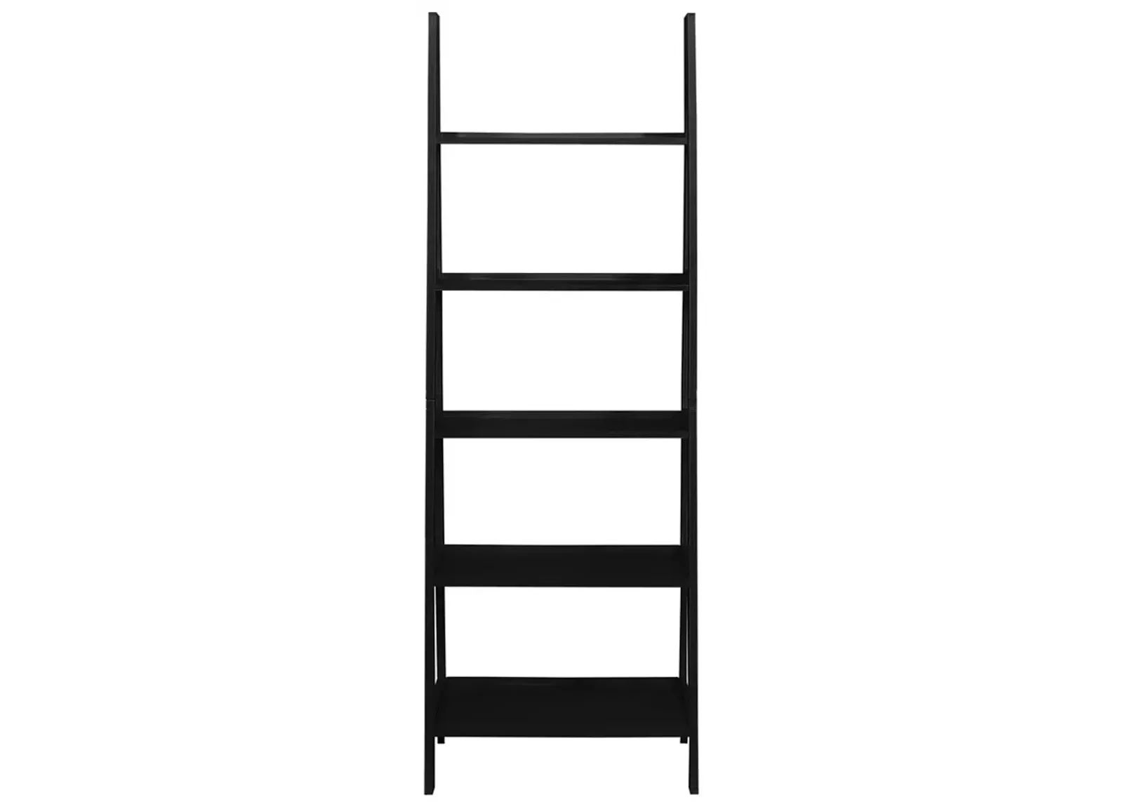 Linon Acadia Ladder Bookshelf Black