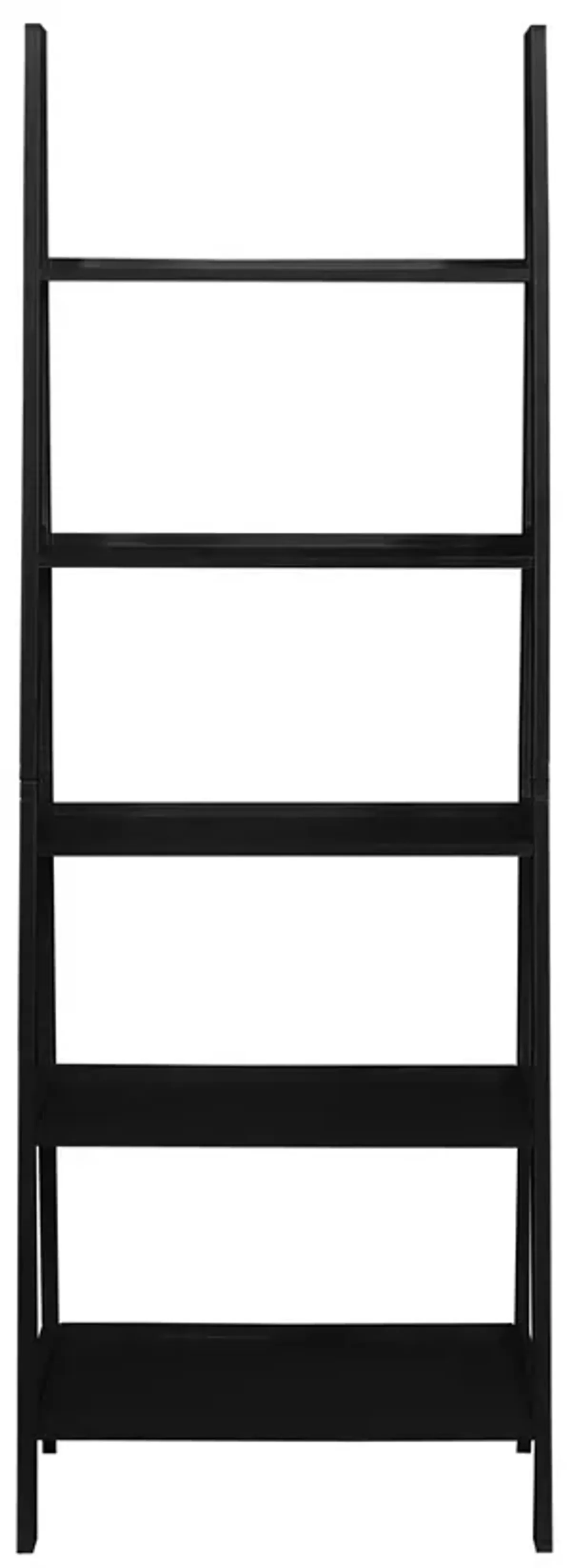 Linon Acadia Ladder Bookshelf Black