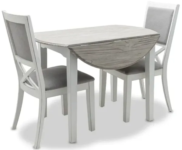 ROUND DROP LEAF DINING TABLE - ISLAMORADA