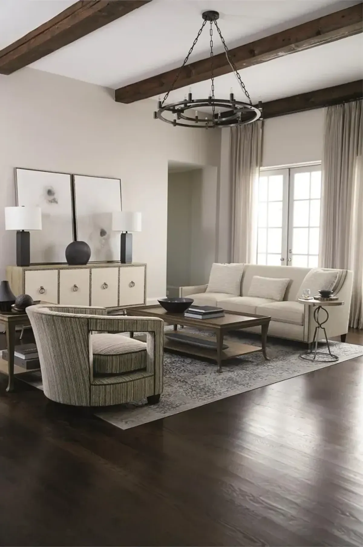 Bernhardt Palisades Fabric Sofa