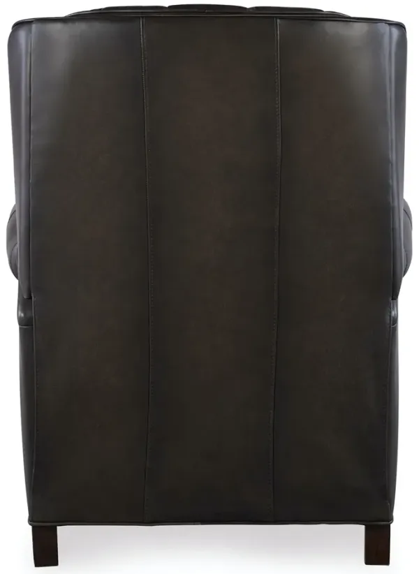 Hooker Furniture Palmer Press Back Sarzana Castle Leather Recliner Chair