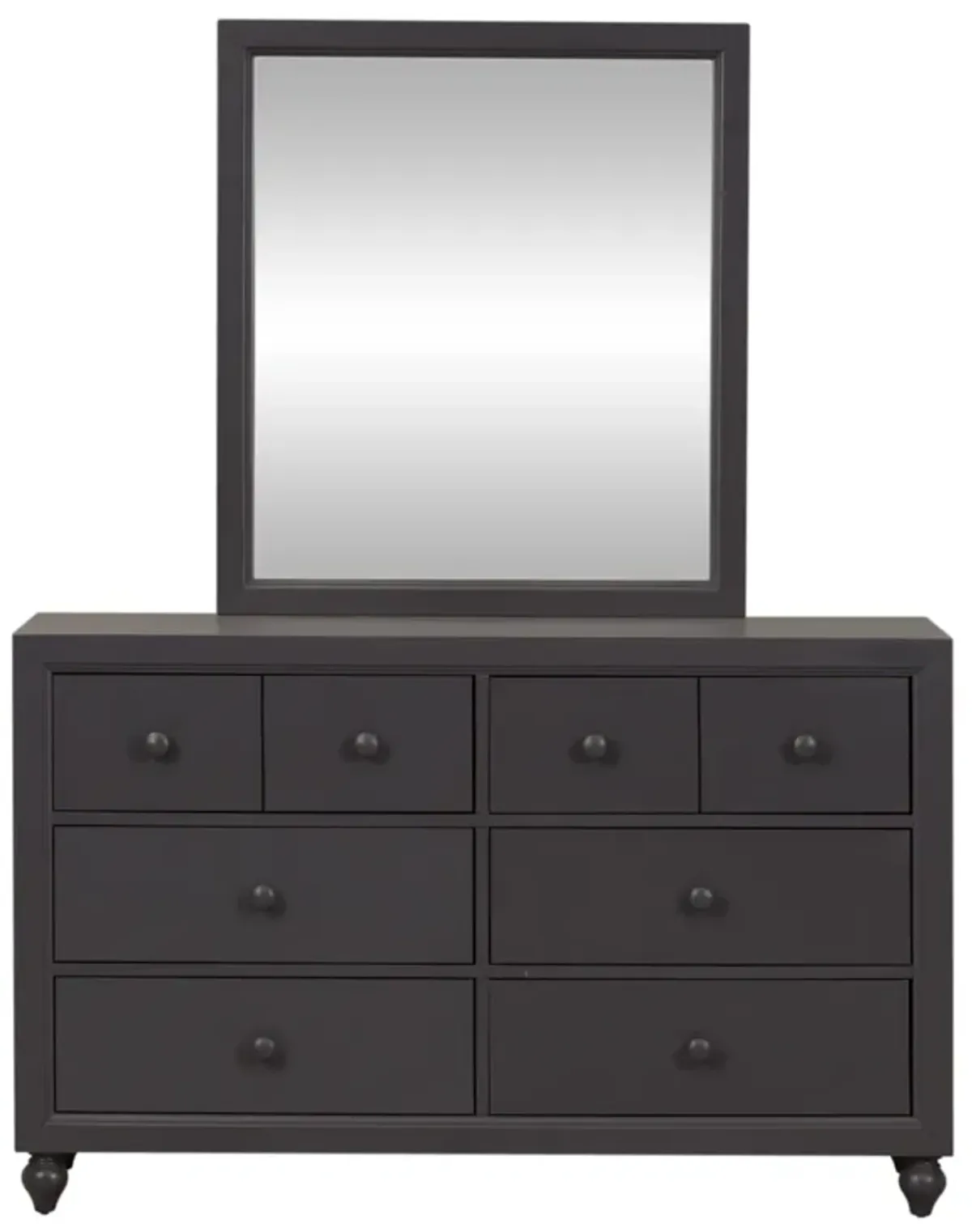 Liberty Furniture Kids/Teens Complete Twin Bedroom Set Panel Bed, Dresser & Mirror Cottage View