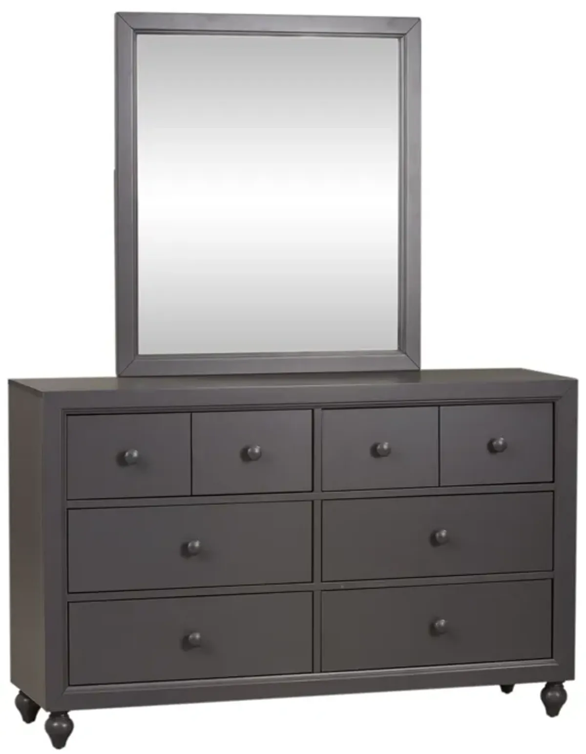 Liberty Furniture Kids/Teens Complete Twin Bedroom Set Panel Bed, Dresser & Mirror Cottage View