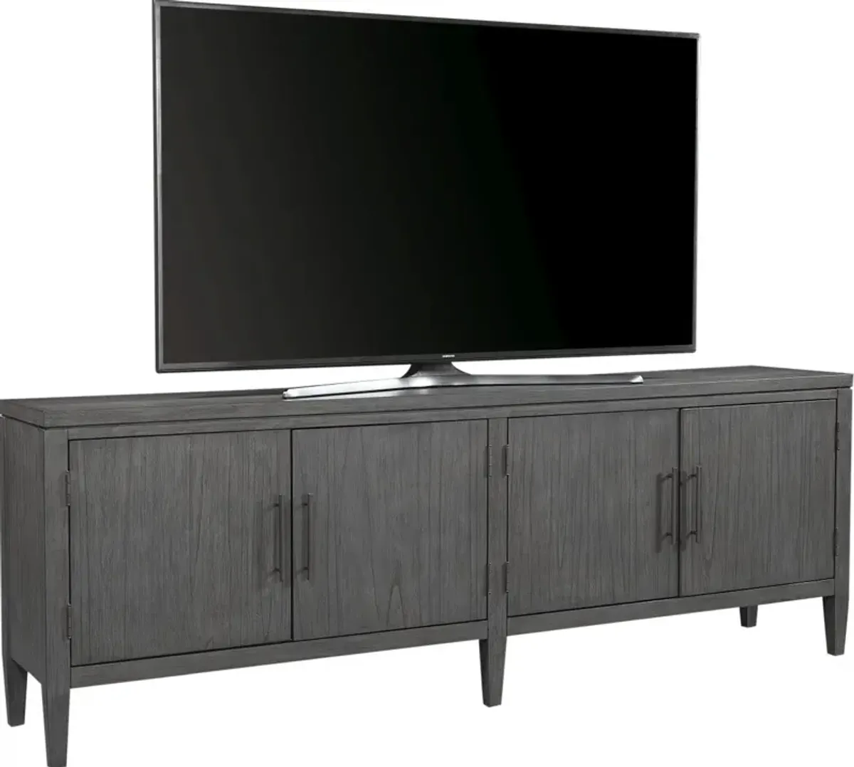 Aspenhome Preston Urbane Grey 85 Inch TV Stand Console