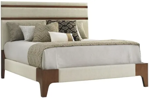 Tommy Bahama Home by Lexington Island Fusion Mandarin Upholstered Panel Bed King