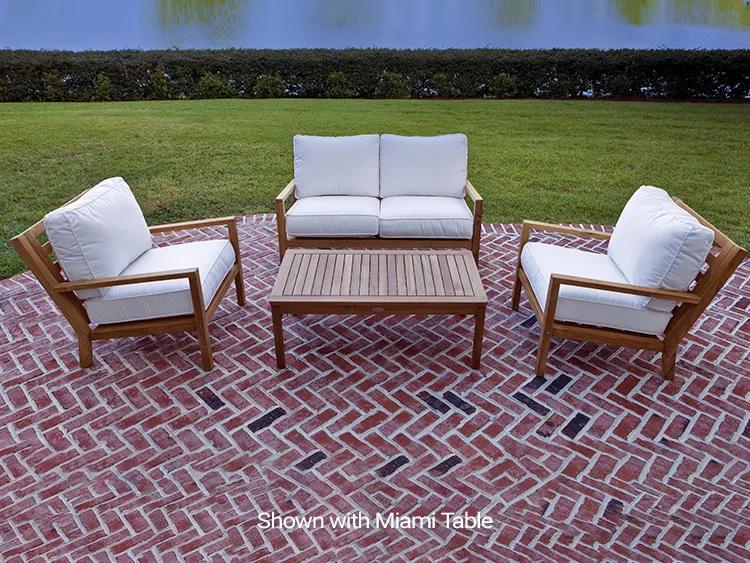 COASTAL TWO-SEATER OUTDOOR LOVE SEAT