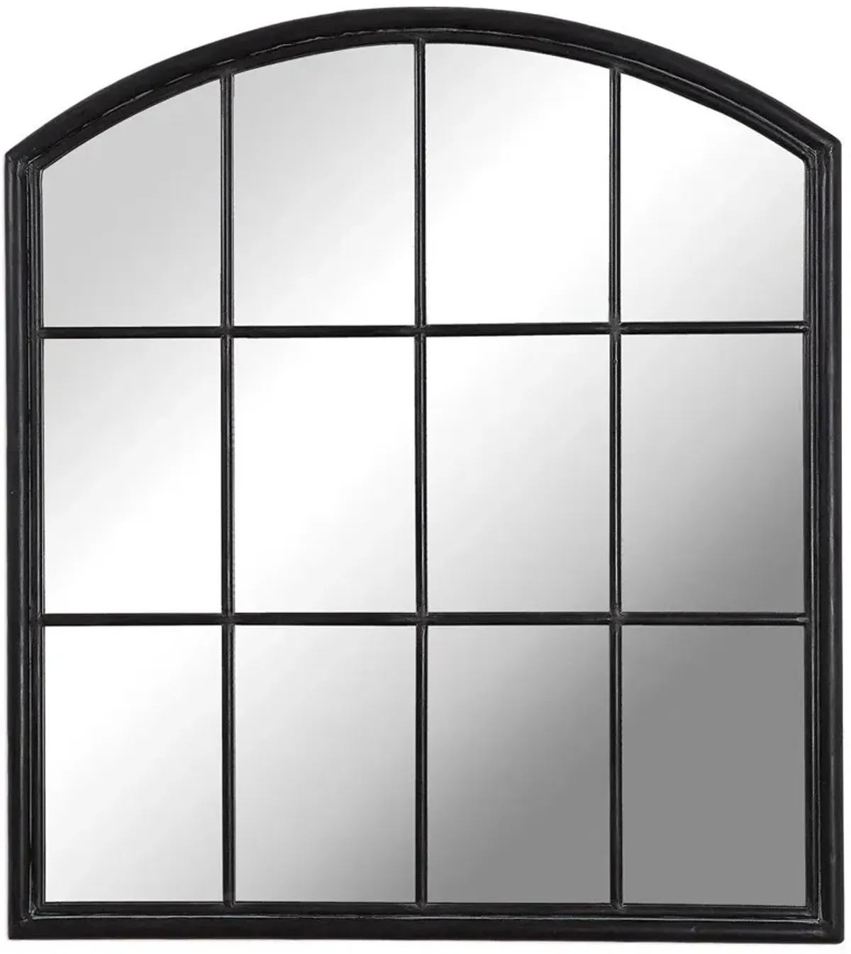 Uttermost Lyda Aged Black Arch Mirror