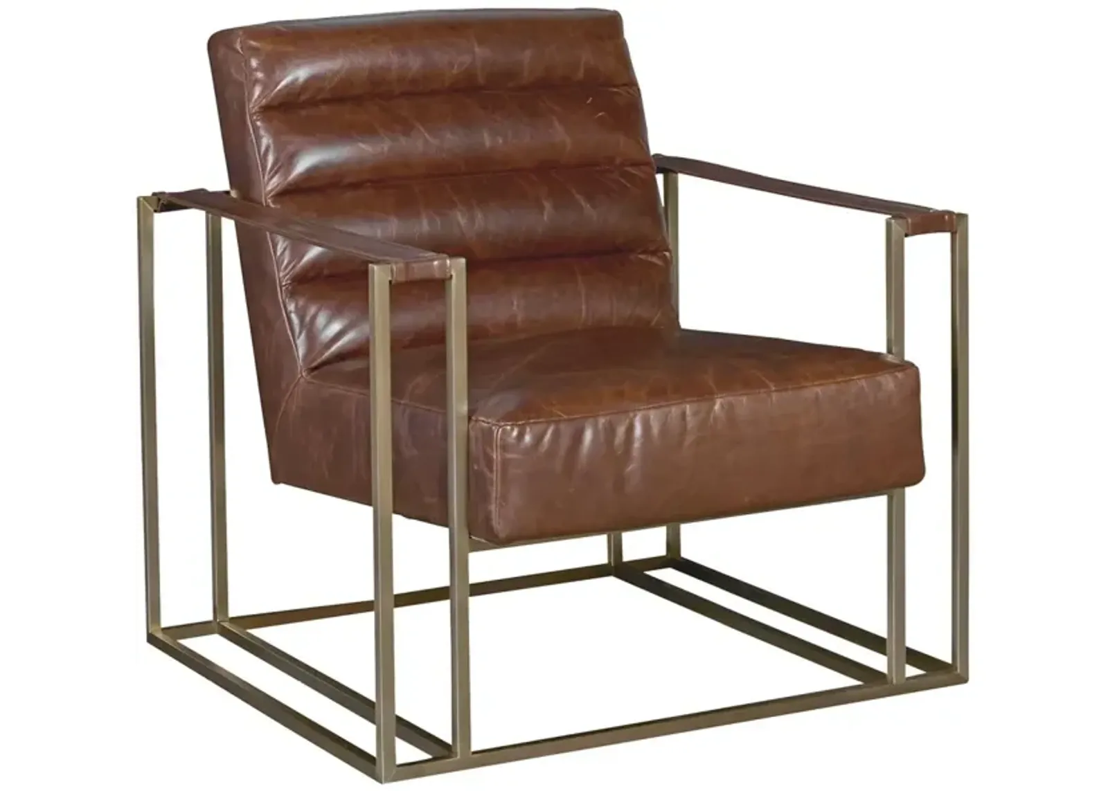 Universal Curated Jensen Brown Leather Chair