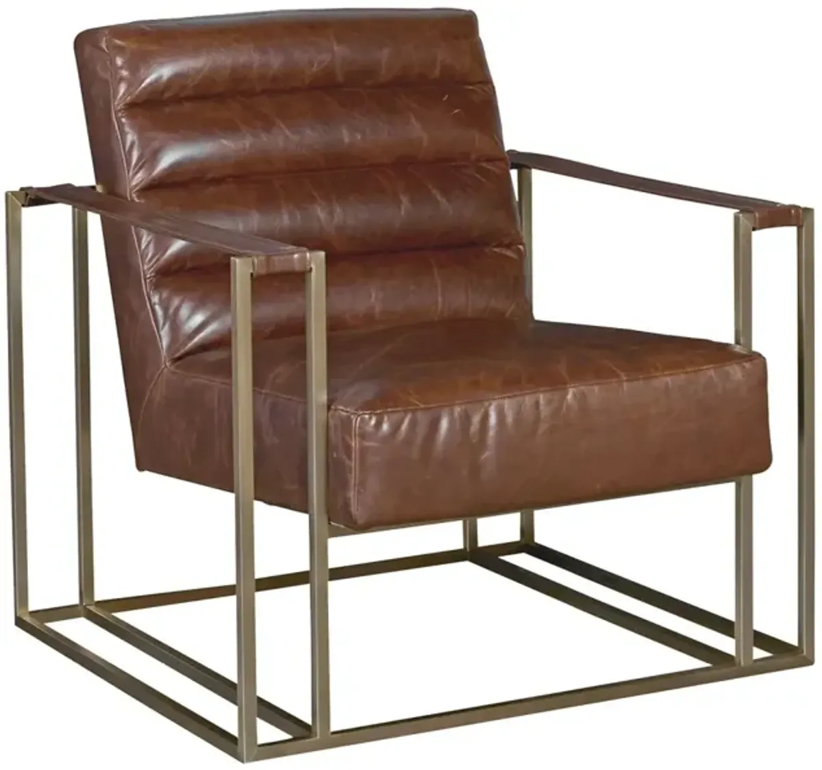 Universal Curated Jensen Brown Leather Chair