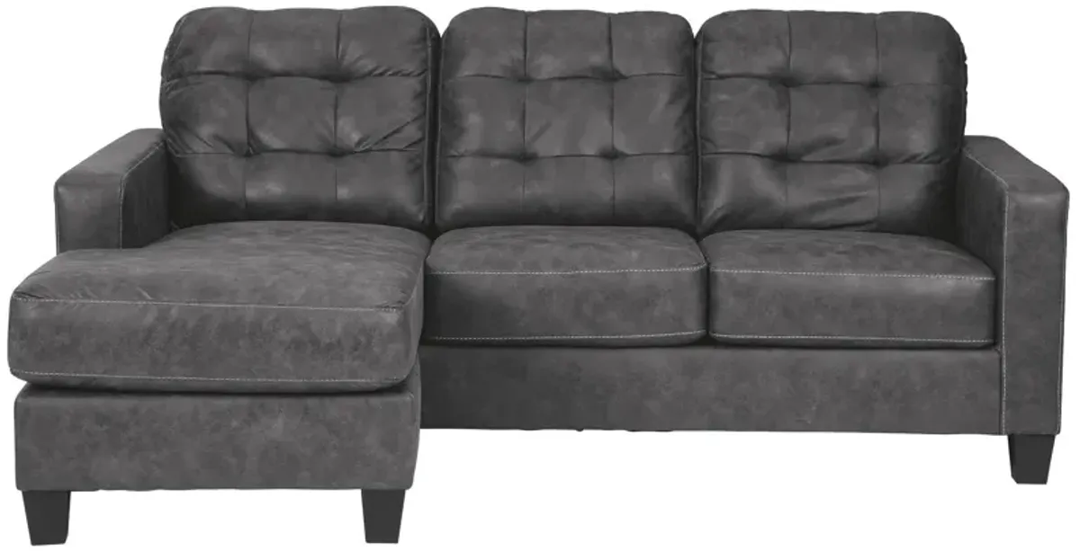 Ashley Venaldi Sofa Chaise Gunmetal Benchcraft