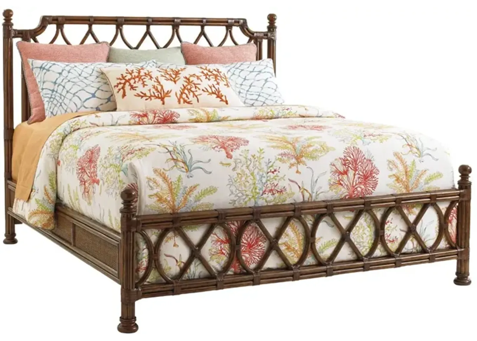 Tommy Bahama Home by Lexington Bali Hai Rattan Bed California King