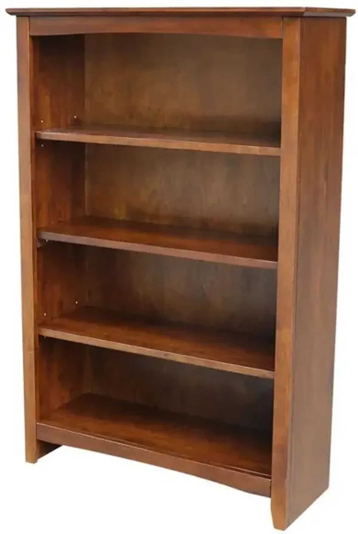 John Thomas 48 Inch Shaker Bookcase Espresso