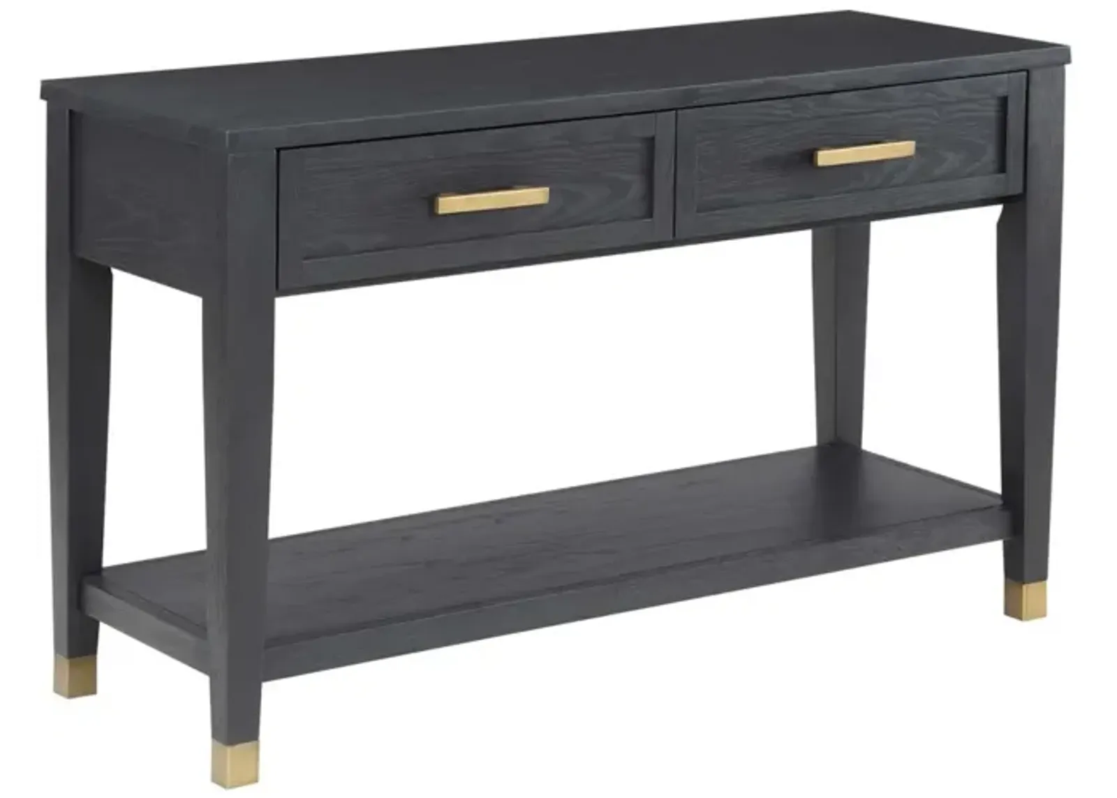 Steve Silver Yves Rubbed Charcoal Sofa Table