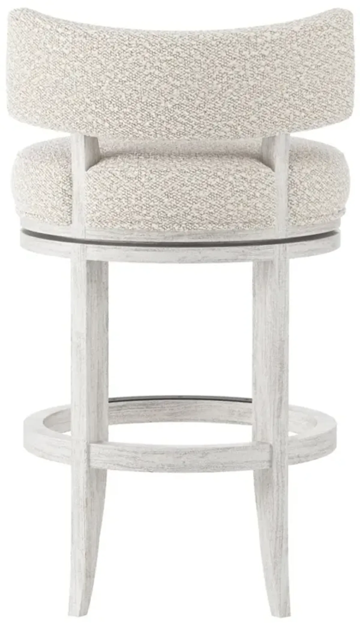 Bernhardt Hirsch Wire Brushed Fabric Counter Stool