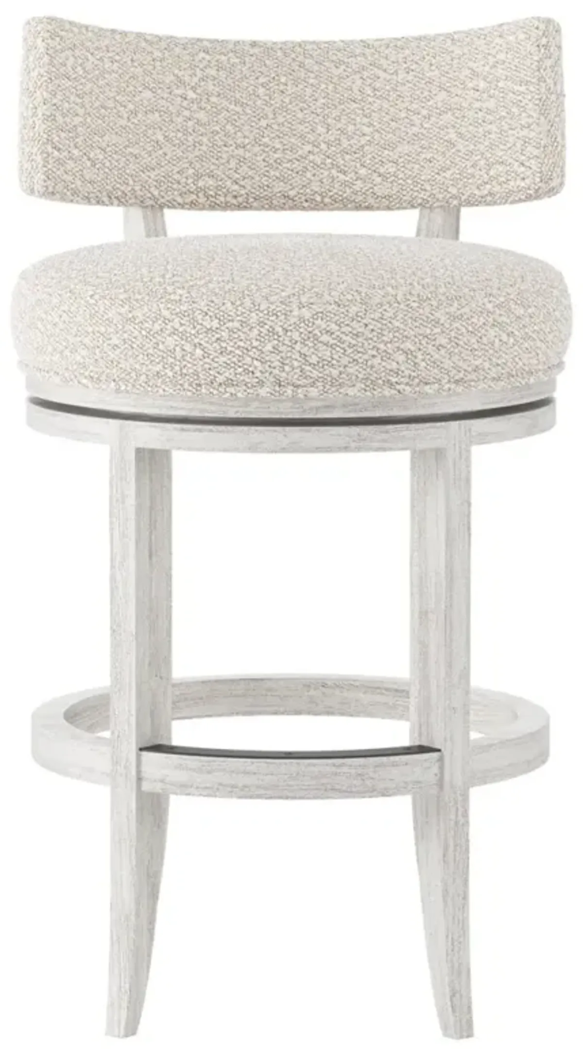 Bernhardt Hirsch Wire Brushed Fabric Counter Stool